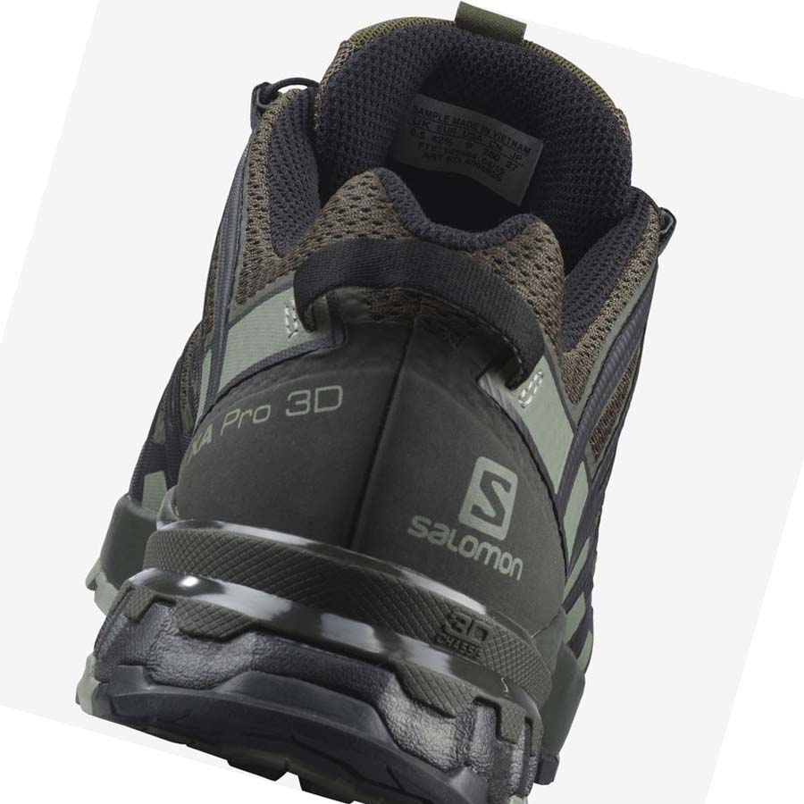 Salomon XA PRO 3D V8 WIDE Erkek Patika Koşu Ayakkabısı Mor Gri | TR 3529KOR